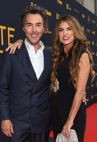 Serena Levy with her husband, Shawn Levy. 